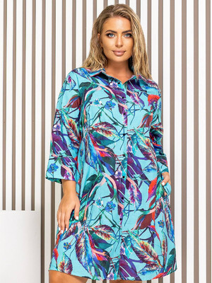 Купить Льняное платье на кнопках LINGERIE 170573  в Украина в Lingerie.ua - Одяг для дому та відпочинку, Фото 15