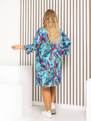 Купить Льняное платье на кнопках LINGERIE 170573  в Украина в Lingerie.ua - Одяг для дому та відпочинку, Фото 16