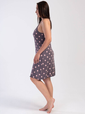 Купить Ночная сорочка большого размера в горох VIENETTA 4030460323 в Украина в Lingerie.ua - Одяг для дому та відпочинку, Фото 4