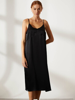 Купить Шелковая ночная сорочка на бретельках HAYS 36505 в Украина в Lingerie.ua - Одяг для дому та відпочинку, Фото 1