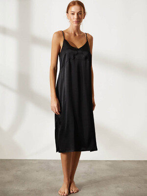 Купить Шелковая ночная сорочка на бретельках HAYS 36505 в Украина в Lingerie.ua - Одяг для дому та відпочинку, Фото 2