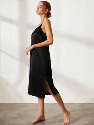 Купить Шелковая ночная сорочка на бретельках HAYS 36505 в Украина в Lingerie.ua - Одяг для дому та відпочинку, Фото 4