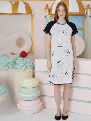 Домашняя туника с коротким рукавом SEVIM 15468