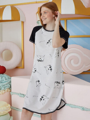 Купить Домашняя туника с коротким рукавом SEVIM 15468 в Украина в Lingerie.ua - Одяг для дому та відпочинку, Фото 3