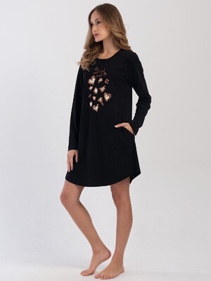 Хлопковая домашняя туника с карманами VIENETTA 4033180000