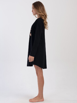 Купить Хлопковая домашняя туника с карманами VIENETTA 4033180000 в Украина в Lingerie.ua - Одяг для дому та відпочинку, Фото 3