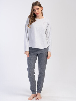 Купить Домашний женский костюм с длинным рукавом VIENETTA 4020270000 в Украина в Lingerie.ua - Одяг для дому та відпочинку, Фото 1