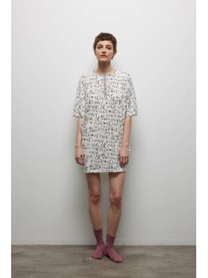 Купить Хлопковая туника оверсайз с коротким рукавом HAYS 40308 в Украина в Lingerie.ua - Одяг для дому та відпочинку, Фото 7