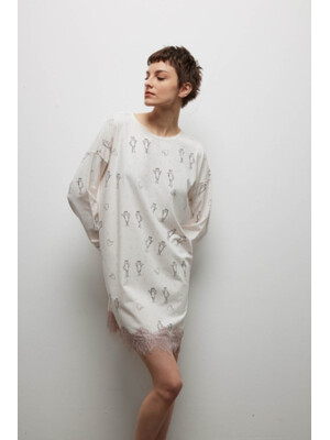 Купить Хлопковая туника свободного покроя HAYS 40254 в Украина в Lingerie.ua - Одяг для дому та відпочинку, Фото 5