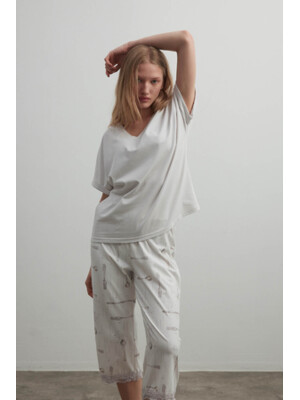 Купить Хлопковый домашний комплект из футболки и капри HAYS 40320 в Украина в Lingerie.ua - Одяг для дому та відпочинку, Фото 5