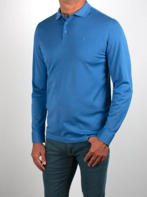 Купить Поло мужское FORMENTI FW-23200 из мерсеризованного хлопка на пуговицах в Украина в Lingerie.ua - Одяг для дому та відпочинку, Фото 3