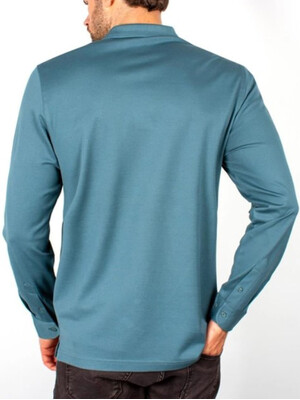 Купить Поло мужское FORMENTI FW-23200 из мерсеризованного хлопка на пуговицах в Украина в Lingerie.ua - Одяг для дому та відпочинку, Фото 5