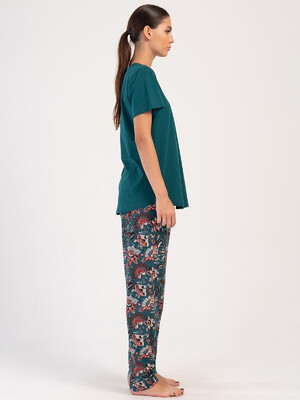 Купить Хлопковый домашний комплект с брюками VIENETTA 4050760643 в Украина в Lingerie.ua - Одяг для дому та відпочинку, Фото 2