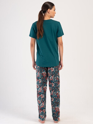 Купить Хлопковый домашний комплект с брюками VIENETTA 4050760643 в Украина в Lingerie.ua - Одяг для дому та відпочинку, Фото 4