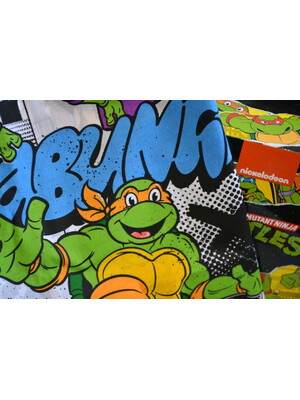 Купить Односпальный комплект постельного белья TAC Disney NINJA TURTLES с простыней на резинке в Украина в Lingerie.ua - Одяг для дому та відпочинку, Фото 5