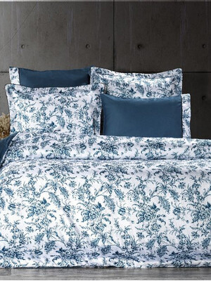 Купить Двуспальный комплект постельного белья IKRA LIFE Saten Silk ECRIN в Украина в Lingerie.ua - Одяг для дому та відпочинку, Фото 3