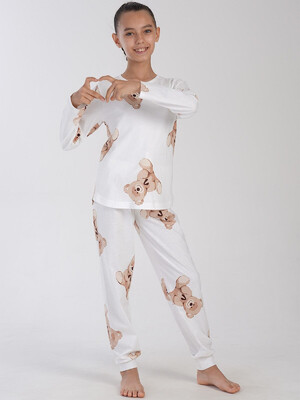 Купить Хлопковый домашний комплект для девочки VIENETTA 4033360566 в Украина в Lingerie.ua - Одяг для дому та відпочинку, Видео