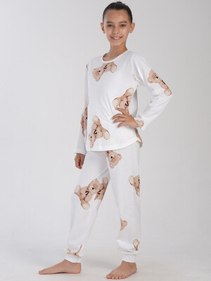 Купить Хлопковый домашний комплект для девочки VIENETTA 4033360566 в Украина в Lingerie.ua - Одяг для дому та відпочинку, Фото 2