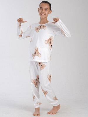 Купить Хлопковый домашний комплект для девочки VIENETTA 4033360566 в Украина в Lingerie.ua - Одяг для дому та відпочинку, Фото 5