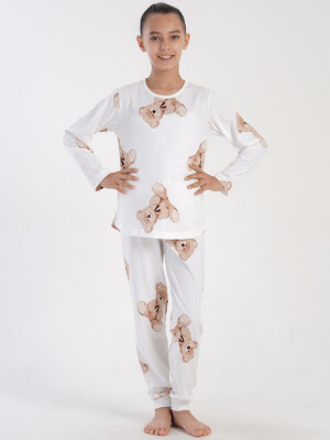 Купить Хлопковый домашний комплект для девочки VIENETTA 4033360566 в Украина в Lingerie.ua - Одяг для дому та відпочинку, Фото 6