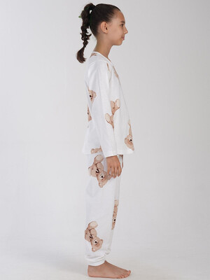 Купить Хлопковый домашний комплект для девочки VIENETTA 4033360566 в Украина в Lingerie.ua - Одяг для дому та відпочинку, Фото 7