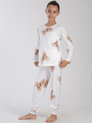 Купить Хлопковый домашний комплект для девочки VIENETTA 4033360566 в Украина в Lingerie.ua - Одяг для дому та відпочинку, Фото 8