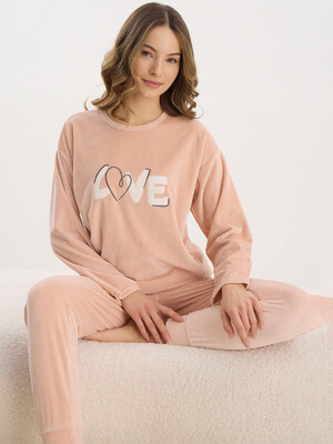 Купить Велюровый костюм с брюками SEVIM 16225 в Украина в Lingerie.ua - Одяг для дому та відпочинку, Фото 4