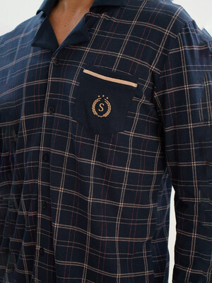 Купить Хлопковая пижама с длинным рукавом SVM 9535 в Украина в Lingerie.ua - Одяг для дому та відпочинку, Фото 4