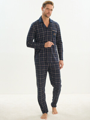 Купить Хлопковая пижама с длинным рукавом SVM 9535 в Украина в Lingerie.ua - Одяг для дому та відпочинку, Фото 6