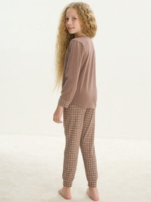 Купить Хлопковый домашний комплект для девочки ZEY ZEY 8735 в Украина в Lingerie.ua - Одяг для дому та відпочинку, Фото 3