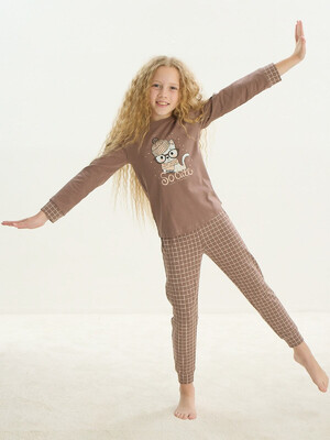 Купить Хлопковый домашний комплект для девочки ZEY ZEY 8735 в Украина в Lingerie.ua - Одяг для дому та відпочинку, Фото 6