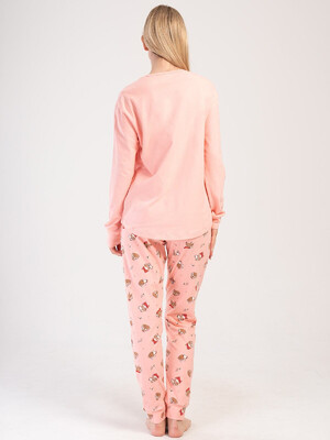 Купить Хлопковый домашний женский комплект VIENETTA PINK 4040345109 в Украина в Lingerie.ua - Одяг для дому та відпочинку, Фото 2