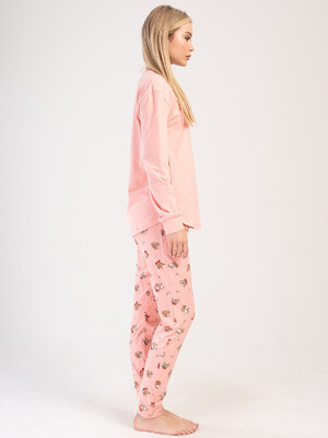 Купить Хлопковый домашний женский комплект VIENETTA PINK 4040345109 в Украина в Lingerie.ua - Одяг для дому та відпочинку, Фото 4