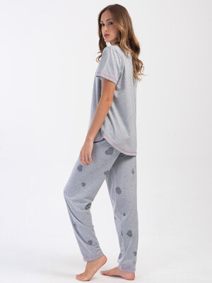 Купить Хлопковый домашний комплект с коротким рукавом VIENETTA 4040642112  в Украина в Lingerie.ua - Одяг для дому та відпочинку, Фото 3