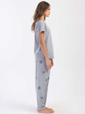 Купить Хлопковый домашний комплект с коротким рукавом VIENETTA 4040642112  в Украина в Lingerie.ua - Одяг для дому та відпочинку, Фото 4