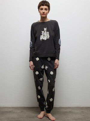 Купить Хлопковый домашний комплект с брюками HAYS 40244 в Украина в Lingerie.ua - Одяг для дому та відпочинку, Фото 1