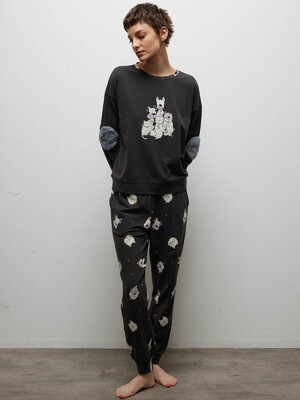 Купить Хлопковый домашний комплект с брюками HAYS 40244 в Украина в Lingerie.ua - Одяг для дому та відпочинку, Фото 2