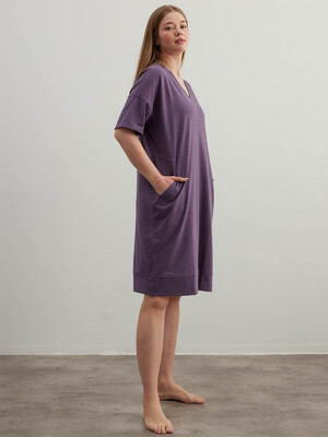 Купить Хлопковая домашняя туника большого размера HAYS 40391 в Украина в Lingerie.ua - Одяг для дому та відпочинку, Фото 5