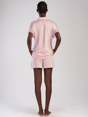 Купить Шелковая классическая пижама с шортами VIENETTA 1617235085 в Украина в Lingerie.ua - Одяг для дому та відпочинку, Фото 10