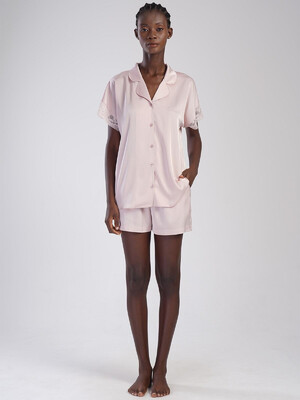 Купить Шелковая классическая пижама с шортами VIENETTA 1617235085 в Украина в Lingerie.ua - Одяг для дому та відпочинку, Фото 9