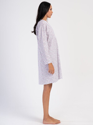 Купить Байковая ночная сорочка большого размера VIENETTA 1617120524 в Украина в Lingerie.ua - Одяг для дому та відпочинку, Фото 4