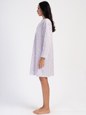 Купить Байковая ночная сорочка большого размера VIENETTA 1617120524 в Украина в Lingerie.ua - Одяг для дому та відпочинку, Фото 3
