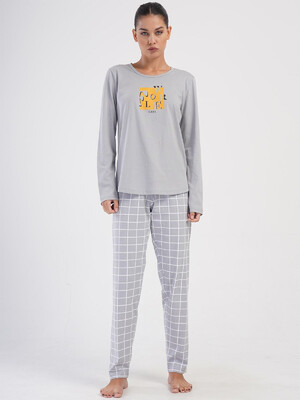 Купить Хлопковый домашний комплект с длинным рукавом VIENETTA 4032534767 в Украина в Lingerie.ua - Одяг для дому та відпочинку, Фото 2