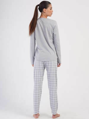 Купить Хлопковый домашний комплект с длинным рукавом VIENETTA 4032534767 в Украина в Lingerie.ua - Одяг для дому та відпочинку, Фото 8