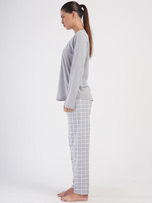Купить Хлопковый домашний комплект с длинным рукавом VIENETTA 4032534767 в Украина в Lingerie.ua - Одяг для дому та відпочинку, Фото 9