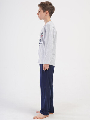 Купить Хлопковый детский домашний комплект с длинным рукавом VIENETTA KIDS 4051230000 в Украина в Lingerie.ua - Одяг для дому та відпочинку, Фото 2