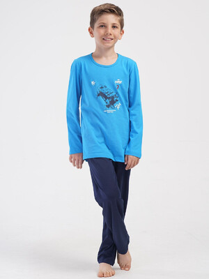 Купить Хлопковый детский домашний комплект с длинным рукавом VIENETTA KIDS 4051230000 в Украина в Lingerie.ua - Одяг для дому та відпочинку, Фото 14