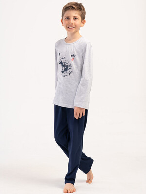 Купить Хлопковый детский домашний комплект с длинным рукавом VIENETTA KIDS 4051230000 в Украина в Lingerie.ua - Одяг для дому та відпочинку, Фото 13