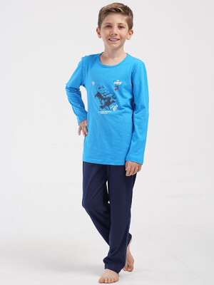 Купить Хлопковый детский домашний комплект с длинным рукавом VIENETTA KIDS 4051230000 в Украина в Lingerie.ua - Одяг для дому та відпочинку, Фото 10