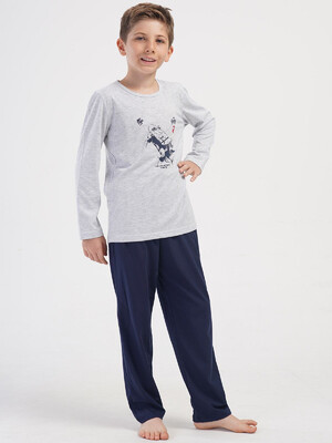 Купить Хлопковый детский домашний комплект с длинным рукавом VIENETTA KIDS 4051230000 в Украина в Lingerie.ua - Одяг для дому та відпочинку, Фото 9